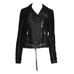 Chanel Metallic Chain Detail Jacket 12