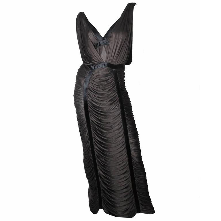 Yves Saint Laurent by Tom Ford ribbon dress For Sale at 1stdibs