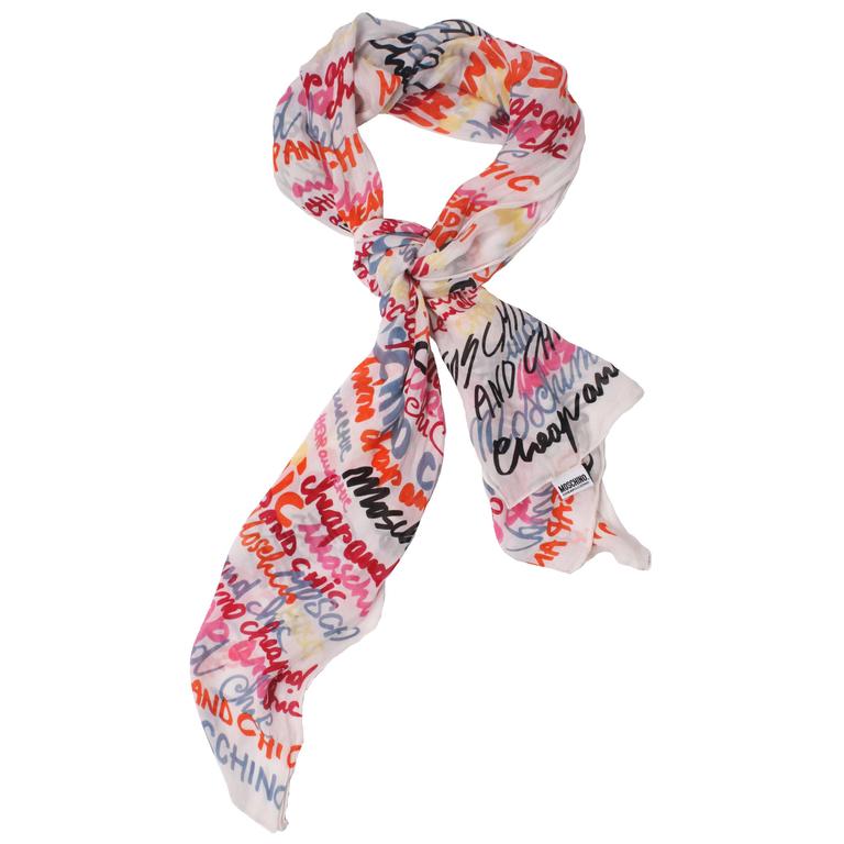 moschino scarf cheap and chic