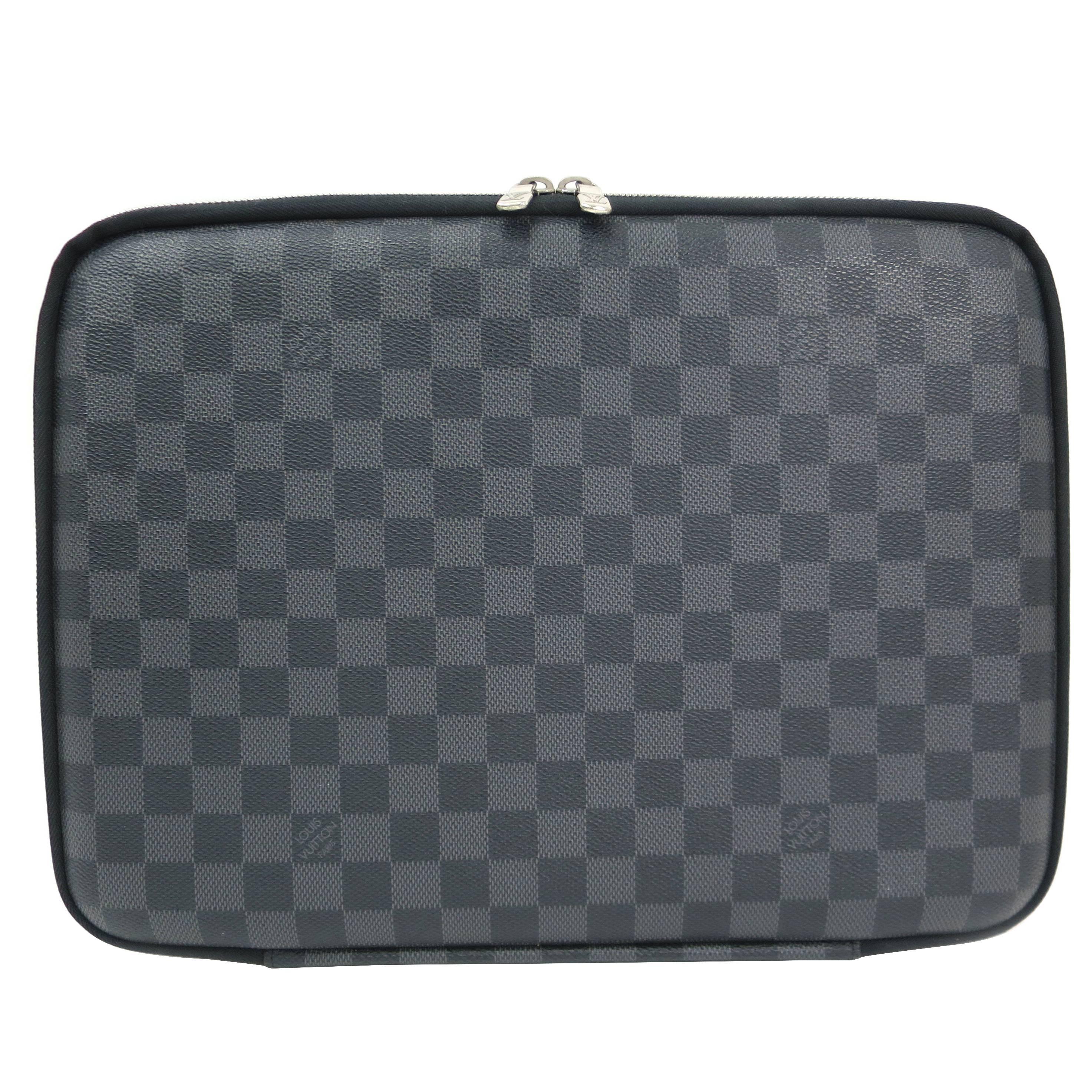 Louis Vuitton Monogram Canvas Tech Laptop Men's Carryall Travel Bag Case