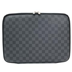 Used Louis Vuitton Monogram Canvas Tech Laptop Men's Carryall Travel Bag Case