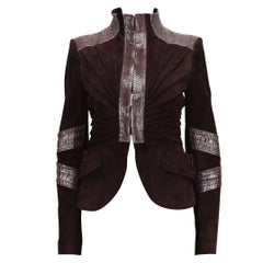 TOM FORD für GUCCI H/W 2004 PYTHON WILDLEDERJACKE IT.42