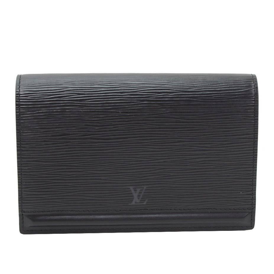 Vintage Louis Vuitton Black Epi Leather Waist Pochette
