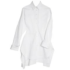 Alaïa White Twill Cotton Shirt