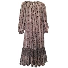 Vintage 1970s Floral Paisley Smock Midi Dress Just In Debenhams