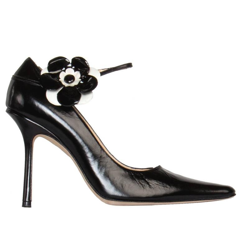 jimmy choo lang black patent