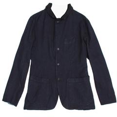 45rpm Navy Cotton Reversible Jacket For Man