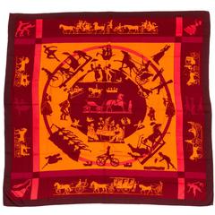 Hermes Cashmere Silk Jeux D'Ombres Shawl Scarf 9