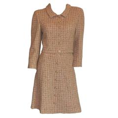 Fantastic Chanel Fantasy Tweed Belted Skirt Suit Ensemble 7