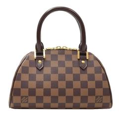 Louis Vuitton Mini Ribera Ebene Damier Canvas Hand Bag