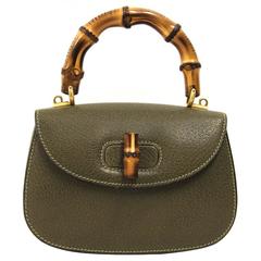Mini Gucci Bamboo Leather Bag