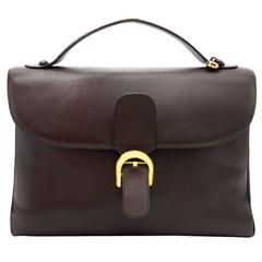 Delvaux Brown Brillant Briefcase