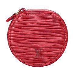 Louis Vuitton Red Epi Leather Ecrin Bijoux Jewelry Case For Sale at 1stDibs