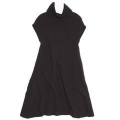 Balenciaga Black Wool Knit Dress