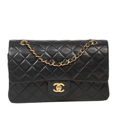 Chanel Classic Double Flap 26 Black Quilted Leather