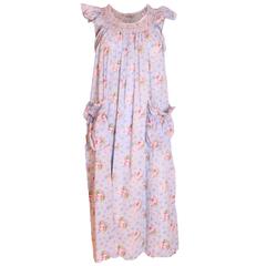 Vintage 1970s Floral Dress by Fiorucci