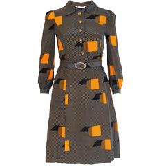 Vintage Silk Shirt Dress 5