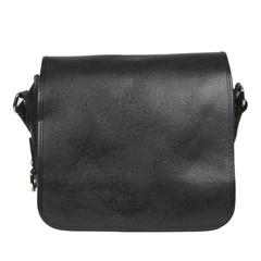 LOUIS VUITTON Black TAIGA Leather ANDREI Messenger Bag