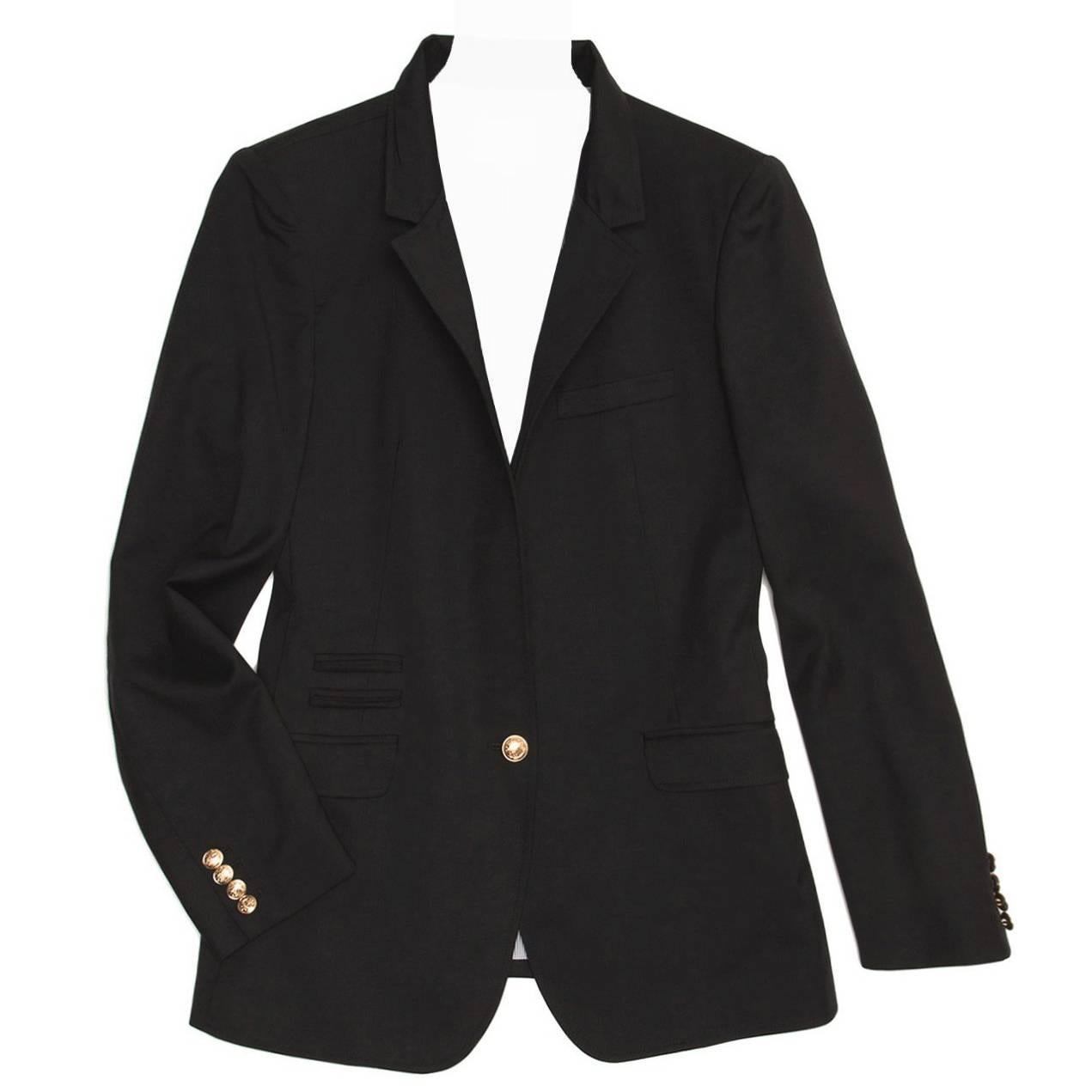 Band of Outsiders Navy Wool Blazer For Sale