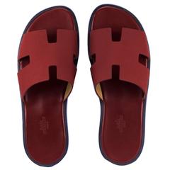Used Hermes sandale "Izmir" Epsom Leather Red Color Size 42 2017