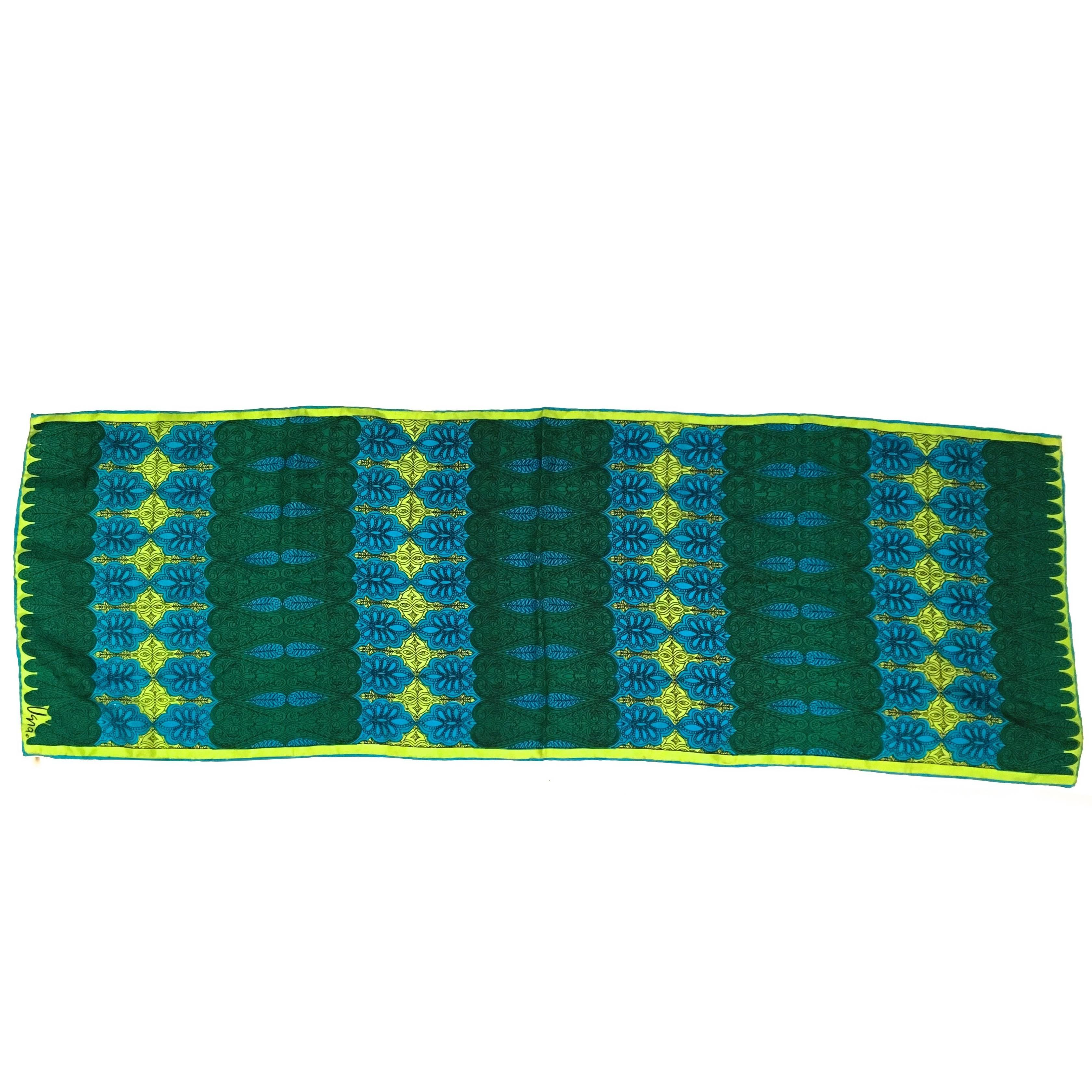 Rare Vintage Vera Scarf - 1960's - 100% Silk For Sale
