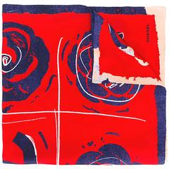 Chanel Vintage printed scarf 3