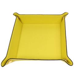 Louis Vuitton Leder Gold Vanity Schmuck Tisch Schlüssel Storage Box Tablett in Box