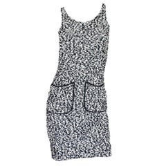 Amazing Chanel Signature Black & White Mini Dress