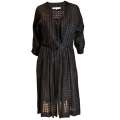 Loewe Black Sundress and Jacket 1