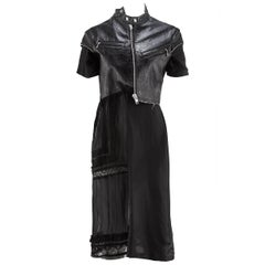 Junya Watanabe - Robe motard à manches courtes