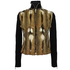 TOM FORD for GUCCI New Hamster Fur Wool Silk Cashmere Cardigan Sweater Jacket S 11