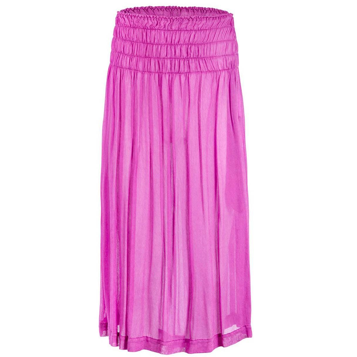 Comme des Garçons Washed Silk Skirt