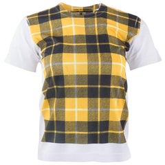 Vintage Comme des Garçons Tartan Print T-Shirt