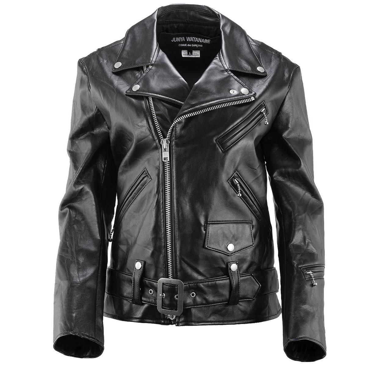 Junya Watanabe Comme des Garçons  Leather Biker Jacket For Sale