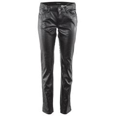 Junya Watanabe Comme des Garçons Black Faux Leather Pants