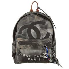 Chanel backpack Black Cotton ref.135638 - Joli Closet