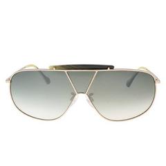 Balenciaga BA0030 28P 66 Shiny Rose Gold / Gradient Green Sunglasses