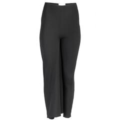 2009 Maison Martin Margiela Black Jersey Silhouette Pants 6