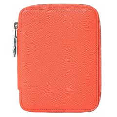 Hermes Agenda Cover Silkydaily GM Epsom Leather Orange Color 