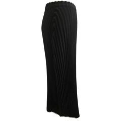 Issey Miyake Black Pleated Skirt 3