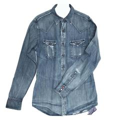 45rpm Blue Denim Shirt For Man 10