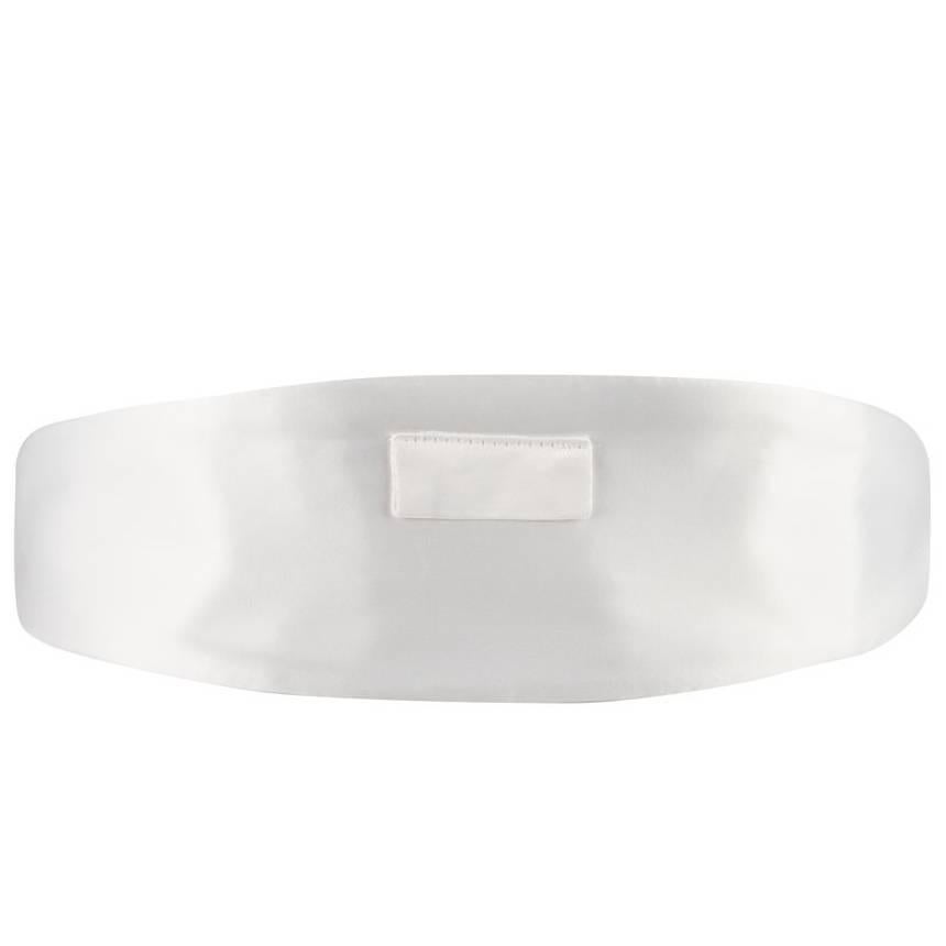 Maison Martin Margiela - Cummerbund en satin blanc vintage, état neuf avec étiquettes