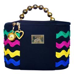 Moschino Train Case with Heart Charm, Circa 1980 4