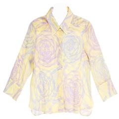 Chanel Multicolor Sheer Cotton Shirt