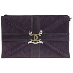 Chanel Purple Suede Union Jack