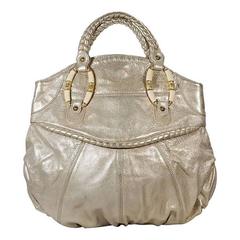 Metallic Gold Valentino Leather Handbag