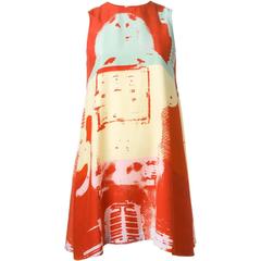 Vintage 90's STEPHEN SPROUSE Andy Warhol graphic print dress