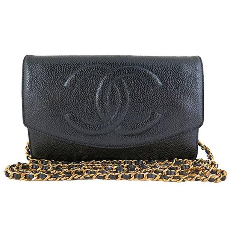Chanel Woc Black Caviar Wallet On Chain 3 Way Crossbody Bag Best Chanel Woc Black Caviar Wallet On Chain 3 Way Crossbody Bag Best
