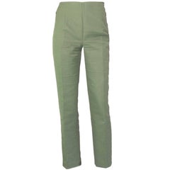 Akris Green Cropped Pants Sz 10