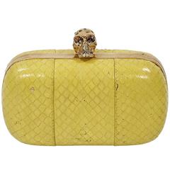 Yellow Alexander McQueen Box Clutch 3